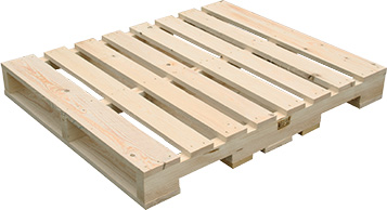 Dřevěná jednorázová paleta