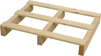 Wooden pallet designed according to customer wishes