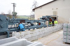 02/2022 Výměna štěpkovače a montáž dopravníkových cest v Drahkově