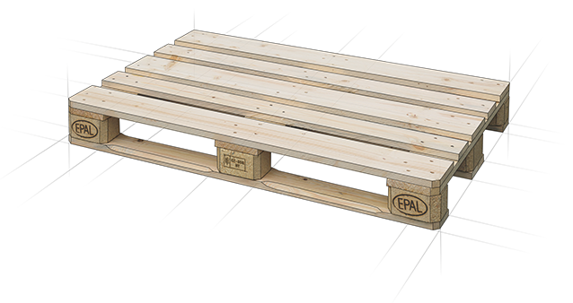 Europallets with IPPC certificate