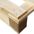 Pallets with milled corners