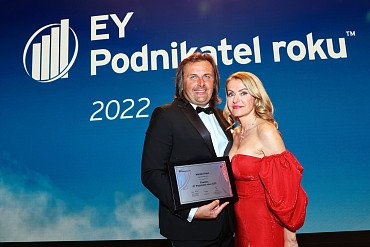 Vyhlášení celorepublikového kola soutěže EY Podnikatel roku 2022