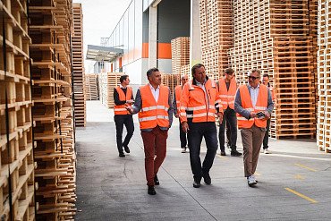 Visit by representatives of HS Timber Group