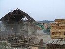Bourání staré haly / Abtragung der alten Halle / Demolishing the old factory building / Снос старого цеха