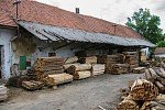 2003 - Výstavba sušáren / Aufbau von Trockenkammer / Building up the wood drying kiln / Строительство сушек