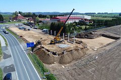 20/04/2020 Výstavba supermarketu BILLA v Nepomuku