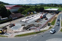 26/06/2020 Výstavba supermarketu BILLA v Nepomuku