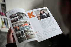 První číslo firemního časopisu K vyšlo v září 2020.