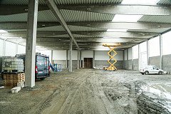 03/2021 Stavba výrobní haly D7 ve VA Dvorec