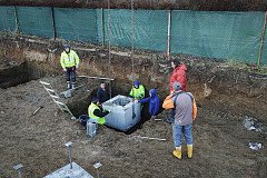Leden 2022 - Výstavba retailových prodejen v areálu supermarketu BILLA v Nepomuku.