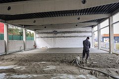 Březen 2022 - Výstavba retailových prodejen v areálu supermarketu BILLA v Nepomuku.