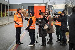 Návštěva hejtmana Plzeňského kraje Rudolfa Špotáka ve výrobním areálu ve Dvorci 18. 1. 2023