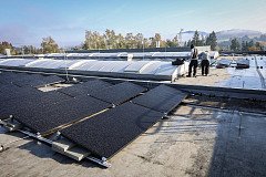 Fotovoltaické panely ve VA Dvorec 2022