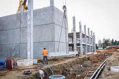 10/2022 Výstavba pilnice Dvorec 2022-2023