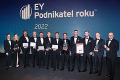 Vyhlášení soutěže EY Podnikatel roku 2022 v Praze 28. 2. 2023