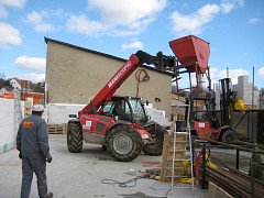 Stavba haly CAPE / Bau der Halle CAPE / CAPE factory building construction / Строительство цеха CAPE