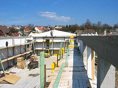 Stavba haly CAPE / Bau der Halle CAPE / CAPE factory building construction / Строительство цеха CAPE