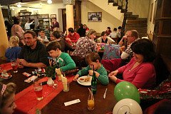 Mikulášská párty s nadílkou 7. 12. 2014 ve Švejk restaurantu U zeleného stromu v Nepomuku.