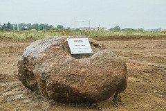 Poklepání základního kámene VA Dvorec 28. 6. 2018