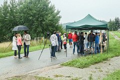 Poklepání základního kámene VA Dvorec 28. 6. 2018