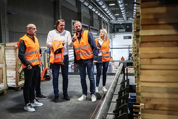 Návštěva z hokejového klubu HC Plzeň, Jan Šmucler a Martin Straka ve VA Dvorec 9. 9. 2024