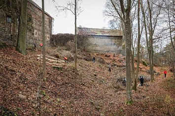 Dobrovolnická brigáda na Zelené Hoře 22. 11. 2025