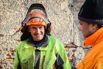 Dobrovolnická brigáda na Zelené Hoře 22. 11. 2025