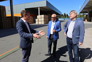 Návštěva ministra zemědělství ve Dvorci 28. 5. 2026